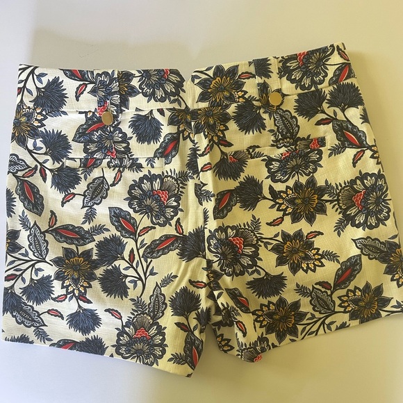 LOFT High Waist Floral Print Shorts Size 2 - Picture 5 of 12